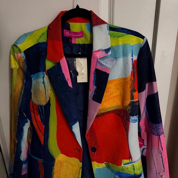 Claire Dejardins Abstract blazer - Picture 1 of 3